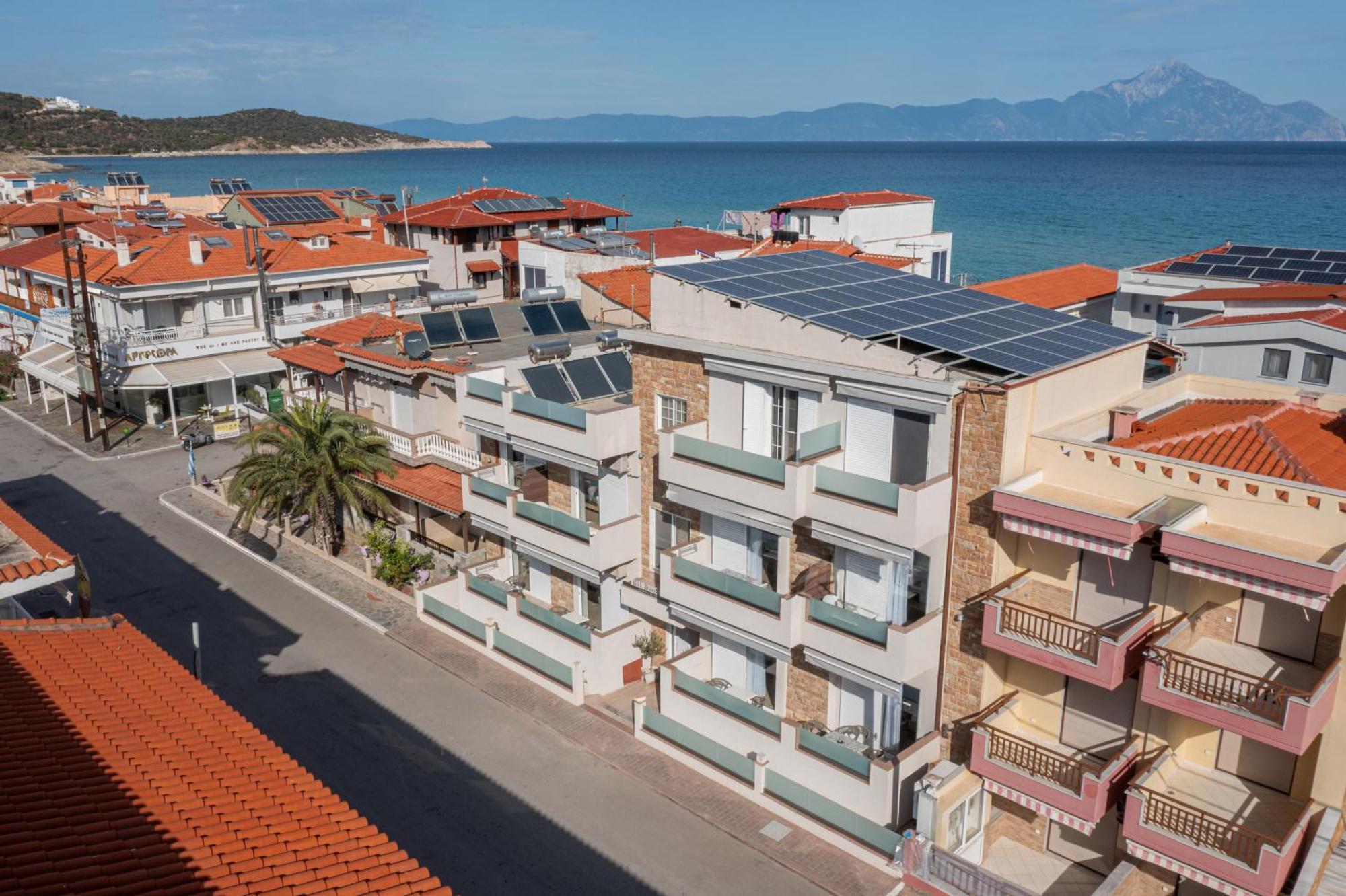 Villa Zoe On The Beach Sarti Dış mekan fotoğraf